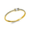Material: gelbgold – Ring 18 kt WG