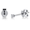 Material: weissgold – Ohrstecker 6er-Krappe 14 kt GG