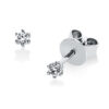 Material: platin – Ohrstecker 6er-Krappe 14 kt GG