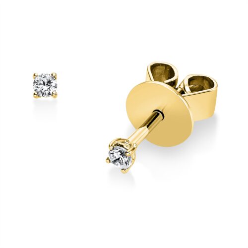 Ohrstecker 4er-Krappe 14 kt GG