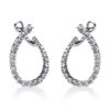 Material: weissgold – Ohrschmuck 18 kt GG