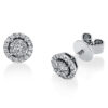 Material: platin – Ohrstecker 14 kt GG