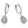 Material: weissgold – Ohrschmuck 14 kt GG 