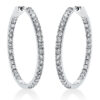 Material: weissgold – Creolen 18 kt GG