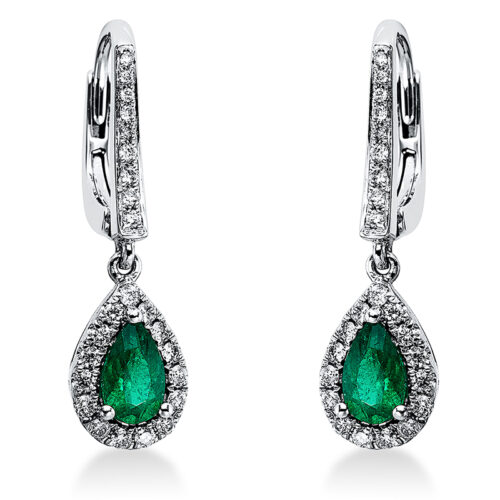 Ohrschmuck 3er-Krappe 18 kt WG, IGL 2pcs