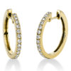 Material: gelbgold – Creolen 18 kt GG