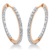 Material: rotgold – Creolen 18 kt GG
