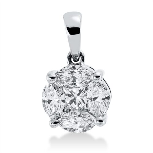 Anhänger 18 kt WG, mit Öse