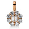 Material: rotgold – Anhänger 18 kt GG