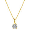 Material: gelbgold – Collier 18 kt WG