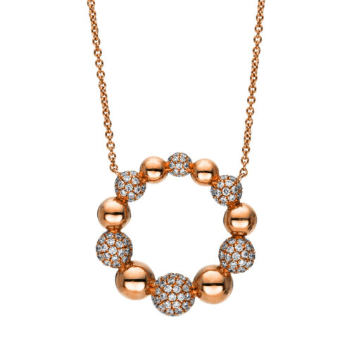 Collier 18 kt RG 