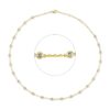 Material: gelbgold – Collier Zarge 14 kt WG