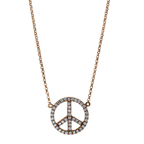 Collier 18 kt RG 