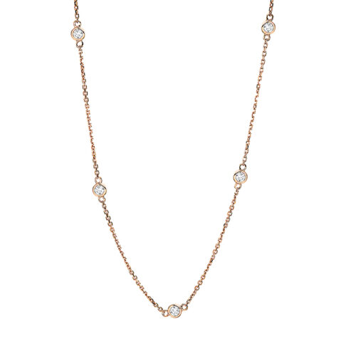 Collier 18 kt RG