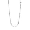 Material: weissgold – Collier Zarge 18 kt GG, mit ZÖ 40 cm
