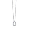 Material: weissgold – Collier 18 kt GG