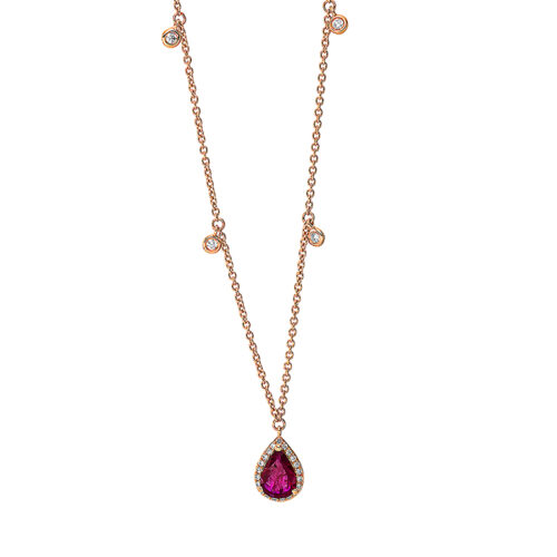 Collier 18 kt RG