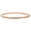 Material: rotgold-weissgold – Armband 18 kt RG