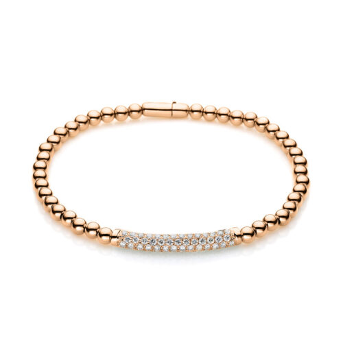 Armband 18 kt RG+WG