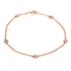 Material: rotgold – Armband Zarge 14 kt GG