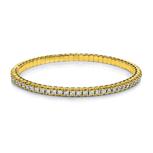 Armband 4er-Krappe 18 kt GG, Flex-Band, variabel