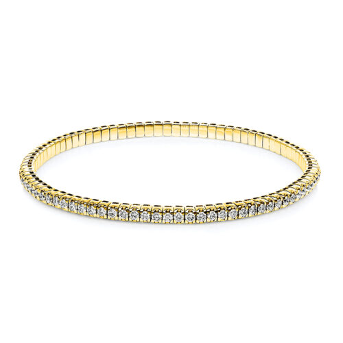 Armband 4er-Krappe 18 kt GG, Flex-Band