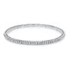 Material: weissgold – Armband 4er-Krappe 18 kt GG, Flex-Band