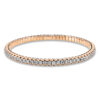 Material: rotgold – Armband 4er-Krappe 18 kt GG, Flex-Band, rhodiniert