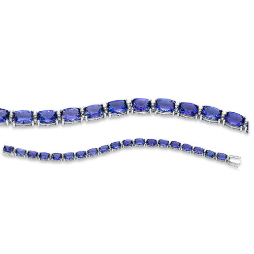 Armband 4er-Krappe 14 kt WG