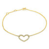 Material: gelbgold – Armband 18 kt WG 