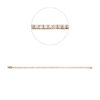 Material: rotgold – Armband 4er-Krappe 18 kt GG