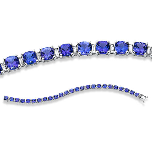 Armband 4er-Krappe 14 kt WG