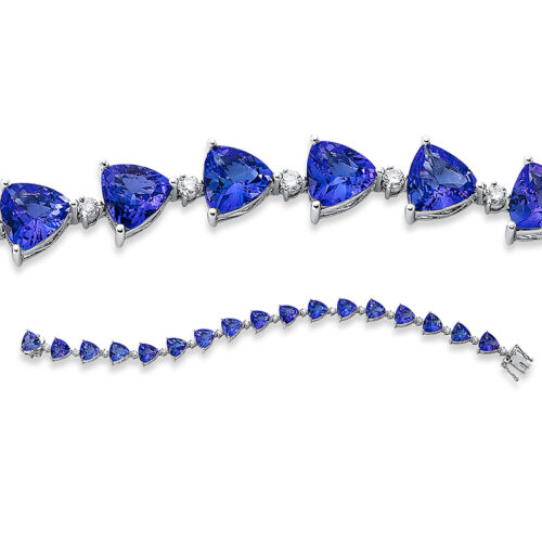 Armband 3er-Krappe 14 kt WG